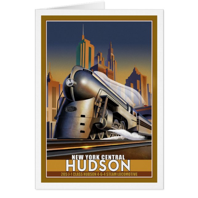 Locomotora de New York Hudson Streamline (Frente)