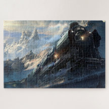 Locomotora de tren de vapor #28 Rompecabezas 1014 