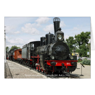 Locomotora, locomotora de vapor retra rusa Ov-8…