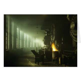 Locomotoras en la rotonda