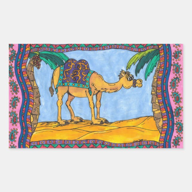 Locos Pegatinas de camellos (Anverso)