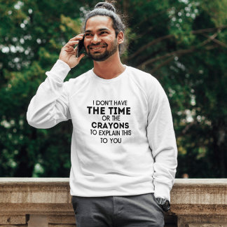 Locos Perros Hombres Graciosa Camiseta Sarcástica