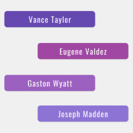 Lofi Colores estéticos Etiquetas de nombres imperm