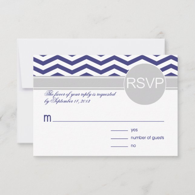 Logan & Derek RSVP | PAPEL BASIC BLANCO DE color g (Anverso)