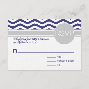 Logan & Derek RSVP   PAPEL DE LÍNEA gris marino