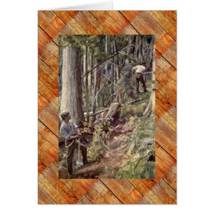 "Logging in British Columbia" Circa 1800