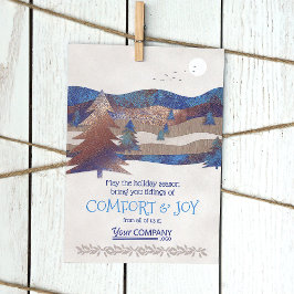 Logo azul, tarjetas marrones, acuáticas de vacacio