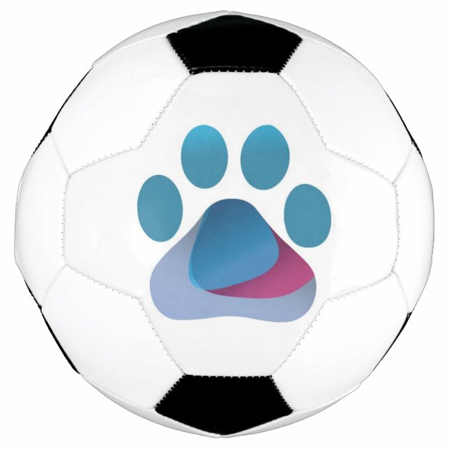 Logo de Abrazo de Pata Balón de Fútbol (Anverso)
