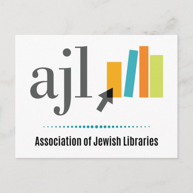 Logo de AJL y postal de texto (Anverso)