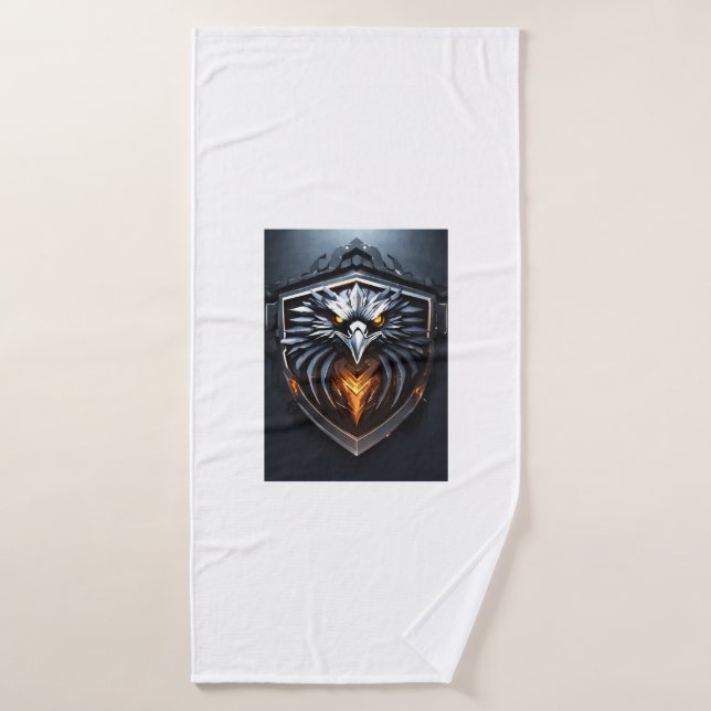 Logo de Angry Eagle (Toalla de baño)