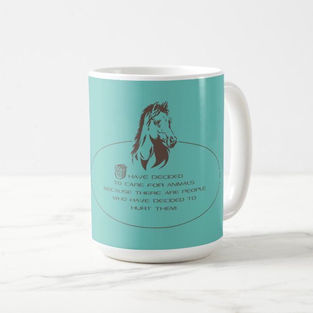Logo de Animal Care - Mug, Copa (Anverso derecho)