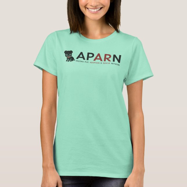 Logo de APARN Camiseta femenina de fútbol, rojo (Anverso)