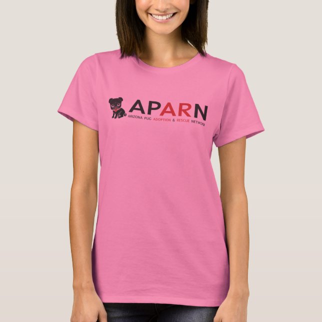 Logo de APARN Ciclón femenino camiseta de tintes y (Anverso)