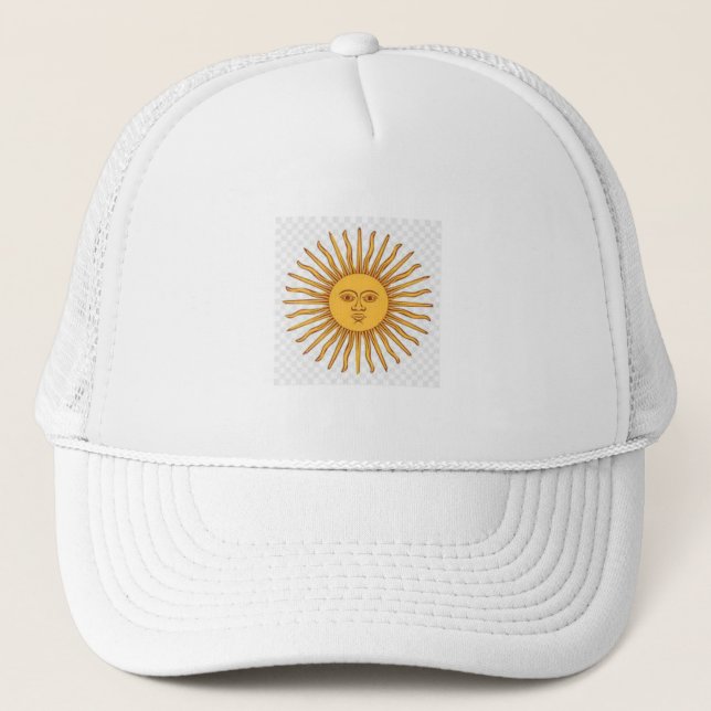 Logo de Argentina Mundial Sombrero camionero de fú (Anverso)