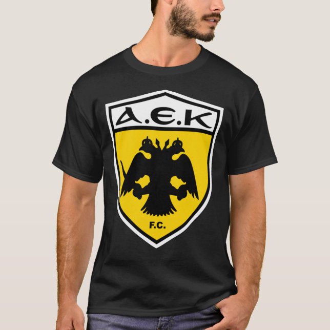 LOGO DE ATENAS DE FÚTBOL-AEK Camiseta esencial (Anverso)