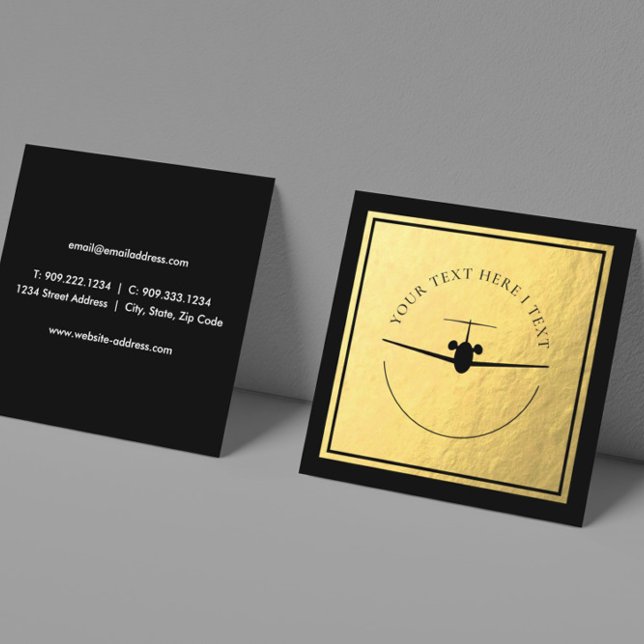 Logo de Aviation Jet - Tarjeta de presentación de  (Subido por el creador)