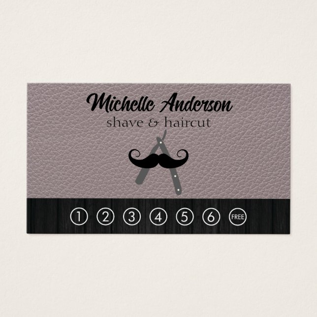 Logo de Barber | Cuero (Frente)