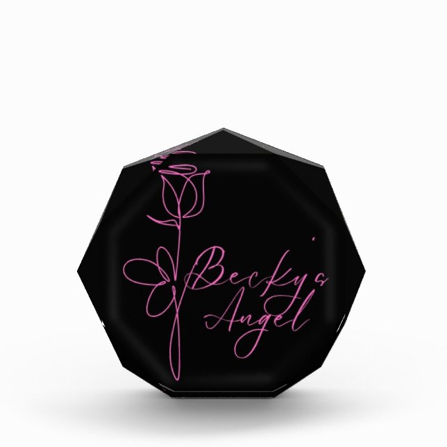 Logo de Becky Angel - Bloque de fotos (Anverso)