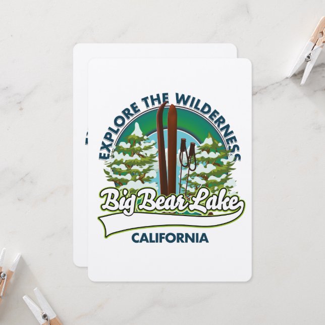 Logo de Big Bear Lake California (Anverso/Reverso In Situ)