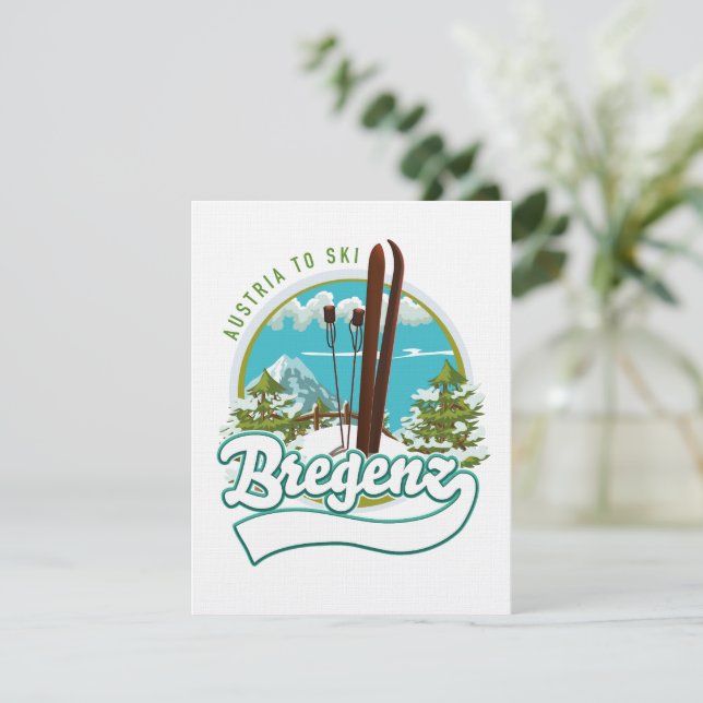 Logo de Bregenz austria to ski (Anverso de pie)