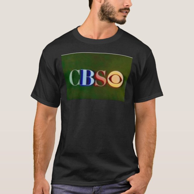 Logo de CBS a finales del 60 de la camiseta clásic (Anverso)
