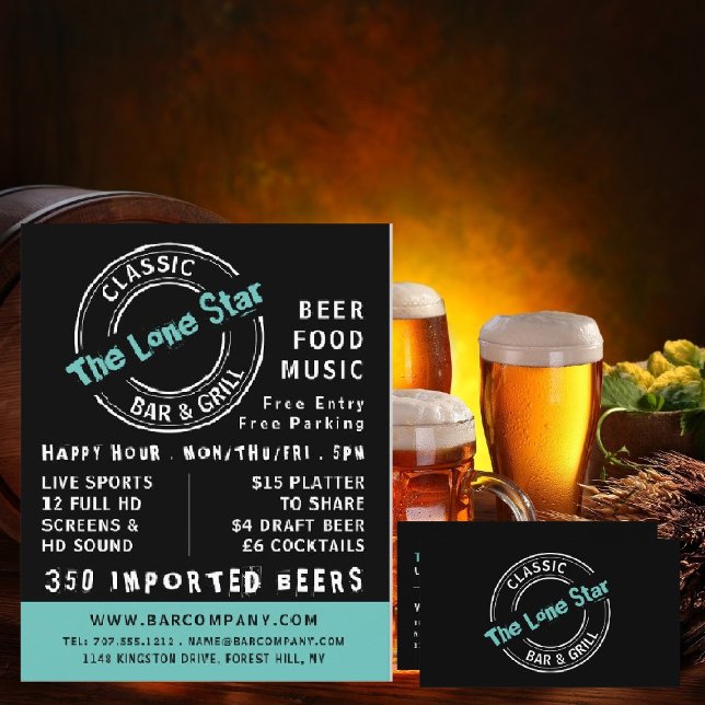 Logo de Classic Bar & Grill, publicidad de pub/cer (Subido por el creador)