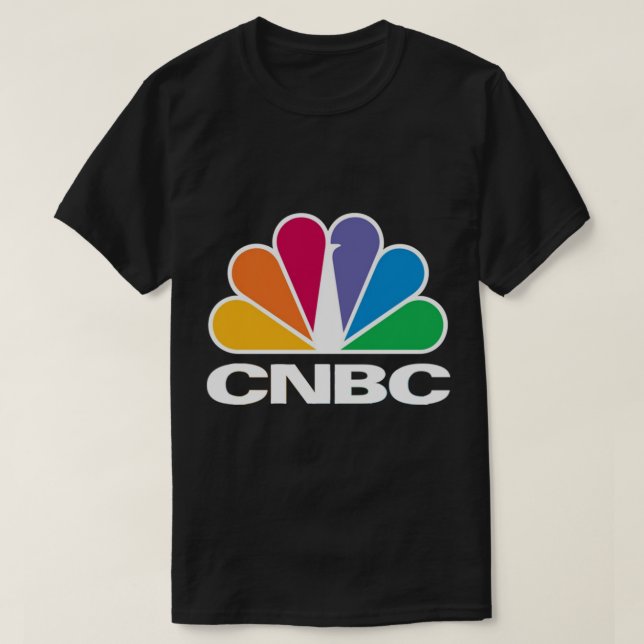 Logo de CNBC - Camiseta esencial blanca (Diseño del anverso)