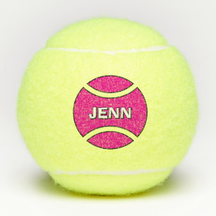 Logo de deportes de pelota de tenis personalizado 