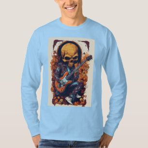 Logo de Edgy Rock Band: Camiseta Skull & Crossbone