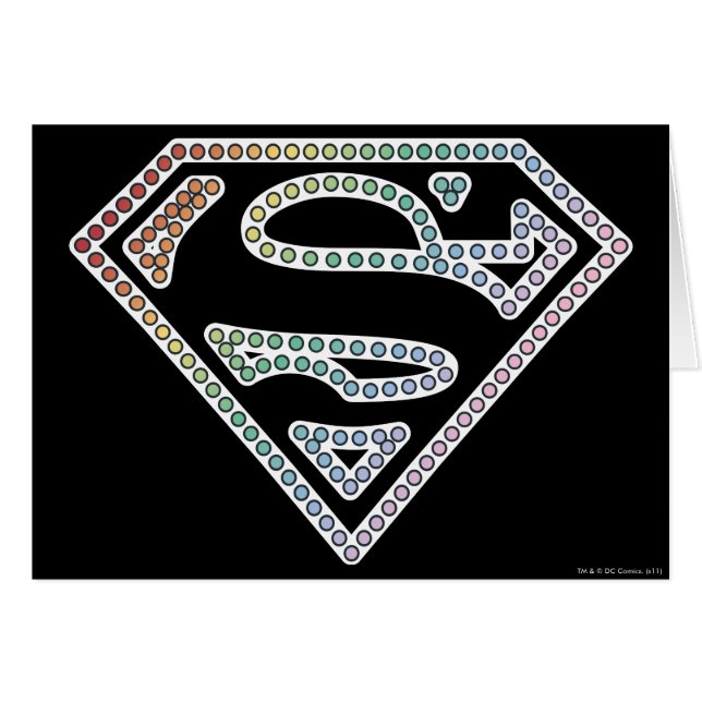 Logo de esquema de arco iris de superchica (Anverso (Horizontal))