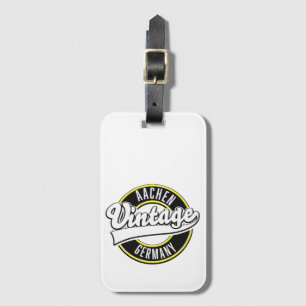 Logo de estilo vintage de Dortmund, etiqueta de eq