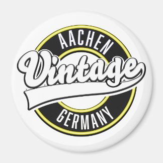 Logo de estilo vintage de Dortmund, imán