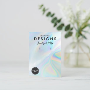 Logo de Faux Holo Tarjeta de visualización de gana