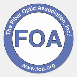 Logo de FOA pegatinas pequeños
