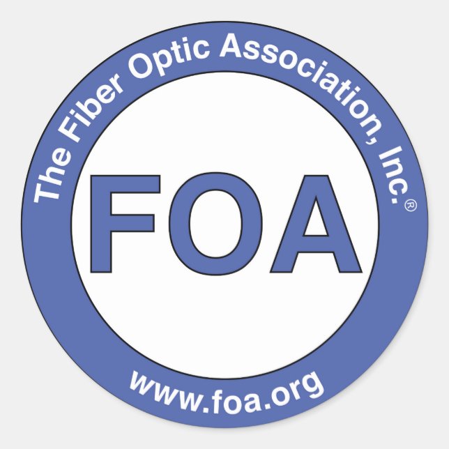 Logo de FOA pegatinas pequeños (Anverso)