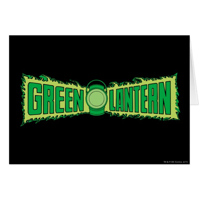 Logo de Green Lantern con linterna (Anverso (Horizontal))