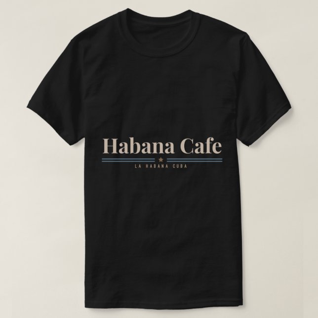 Logo de Habana Cafe Cuba camiseta clásica (Diseño del anverso)