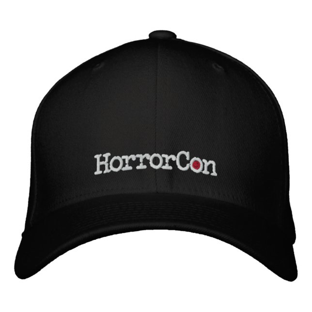 Logo de HorrorCon gorra de Flexfit bordado (Anverso)