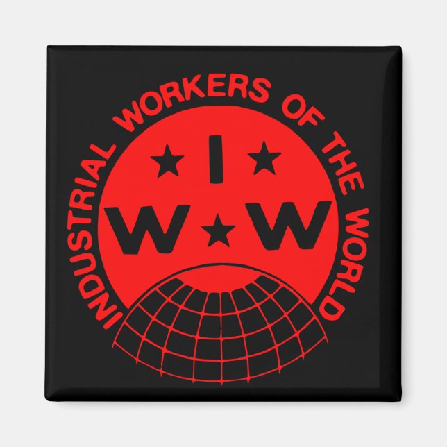 Logo de IWW, Wobblis - Un gran imán de unión (Frente)