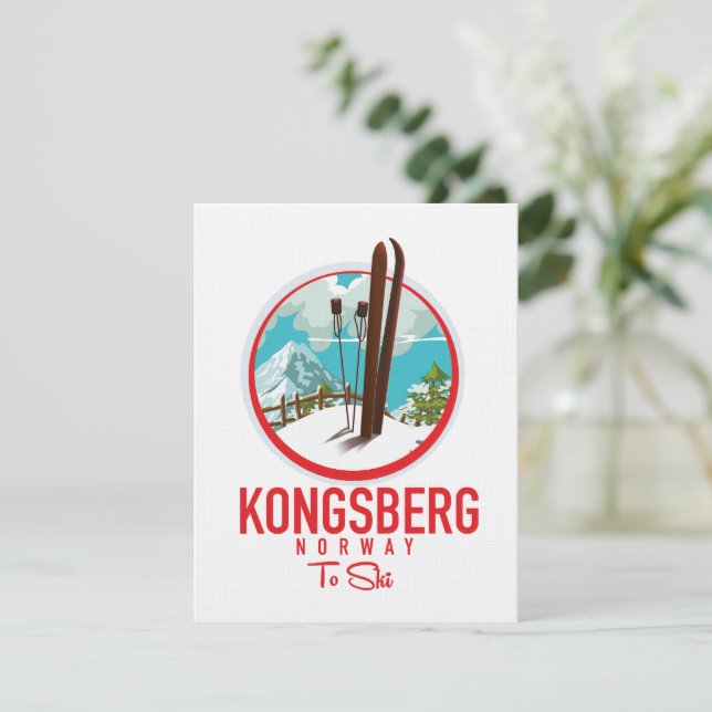 Logo de Kongsberg Noruega Ski (Anverso de pie)