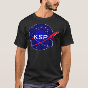 Logo de la Agencia Espacial KSP Camiseta Esencial