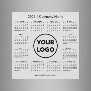 Logo de la Compañía del Calendario 2025 en imán gr