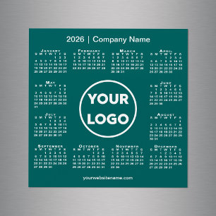 Logo de la Compañía del Calendario 2026 en el imán