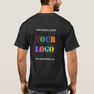 Logo de la empresa personalizado y camiseta comerc