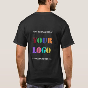 Logo de la empresa personalizado y camiseta comerc