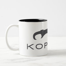 Logo de la espada de Kopidion taza de café