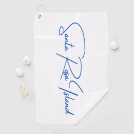 Logo de la toalla de golf de la isla Santa Rosa