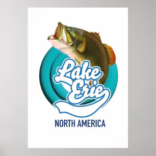 Logo de Lake Fork Texas Fishing. Póster