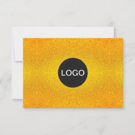 Logo de marca de lujo, certificado de regalo dorad