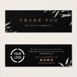 Logo de negocios de mínimo verdor gracias a insert